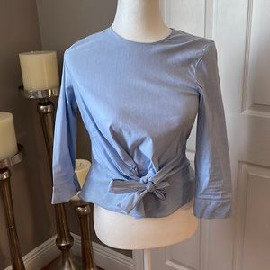 Blue Zara blouse